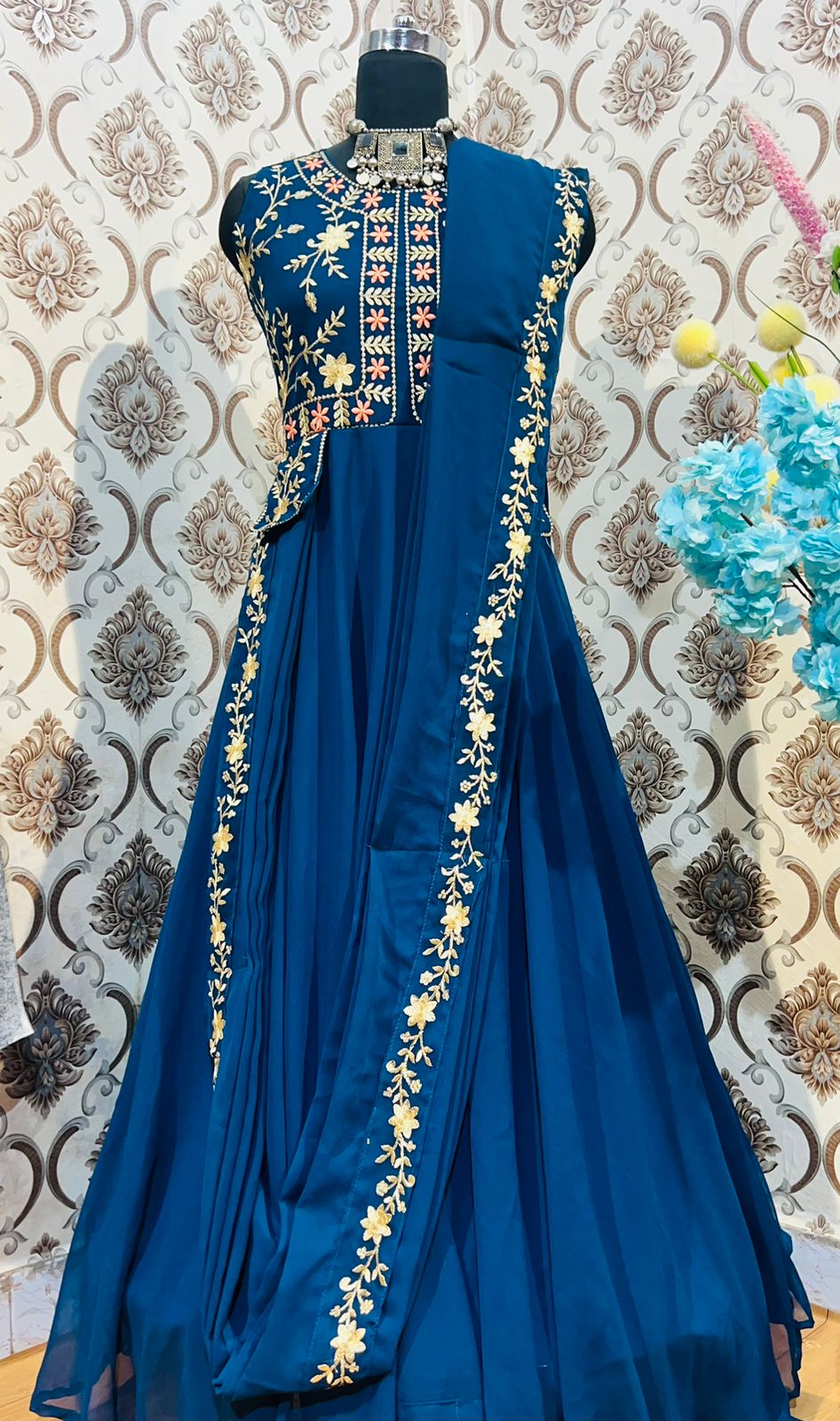 Custom Made Saree Gown And Saree Dress Available On Fresh Look Fashion | by  Fresh Look Fashion | Medium