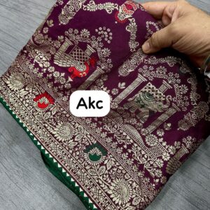 Presenting New Designer Beautiful printed crafted treditional saree collection